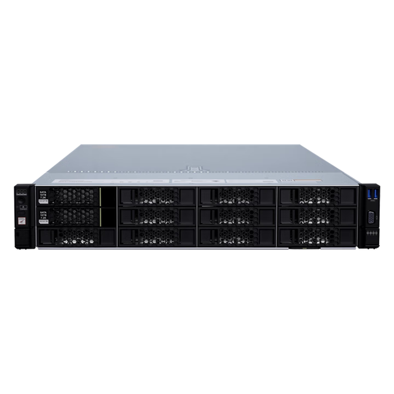 数聚红芯H6228/2*鲲鹏920/12*32G/2*960G/2*4T/4*昇腾Atlas 300I Duo 96G /2G阵列卡/2*1500W